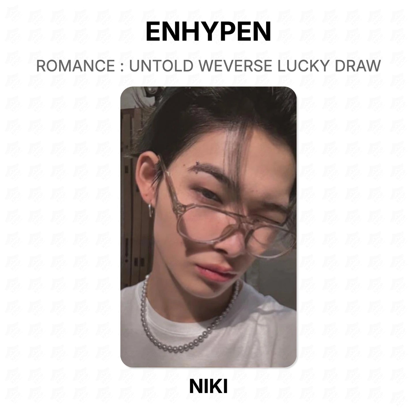 ENHYPEN ROMANCE : UNTOLD WEVERSE LUCKY DRAW Official Photocard
