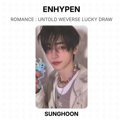 ENHYPEN ROMANCE : UNTOLD WEVERSE LUCKY DRAW Official Photocard