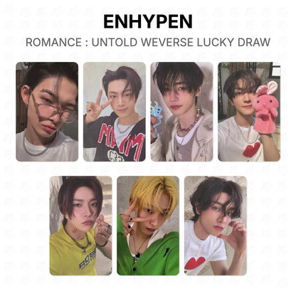 ENHYPEN ROMANCE : UNTOLD WEVERSE LUCKY DRAW Official Photocard