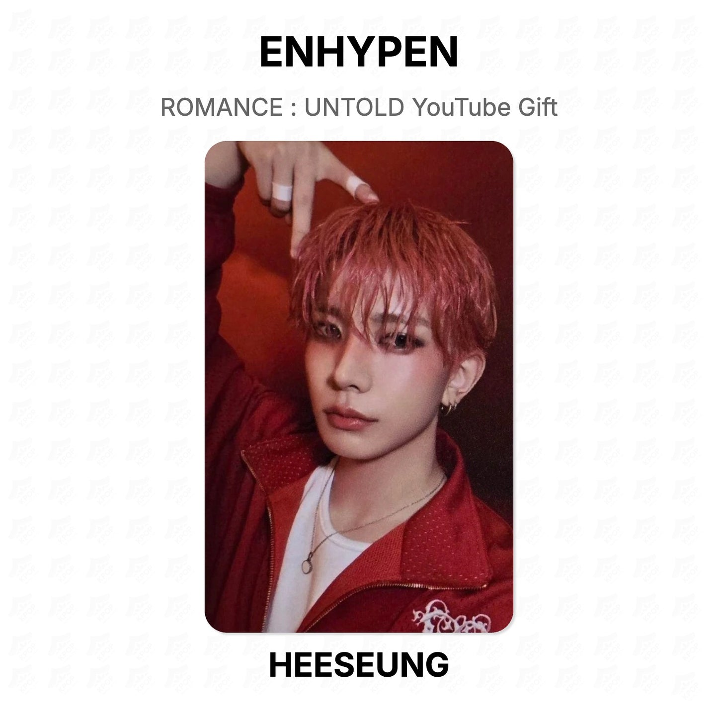 ENHYPEN ROMANCE : UNTOLD YouTube Gift Official Photocard