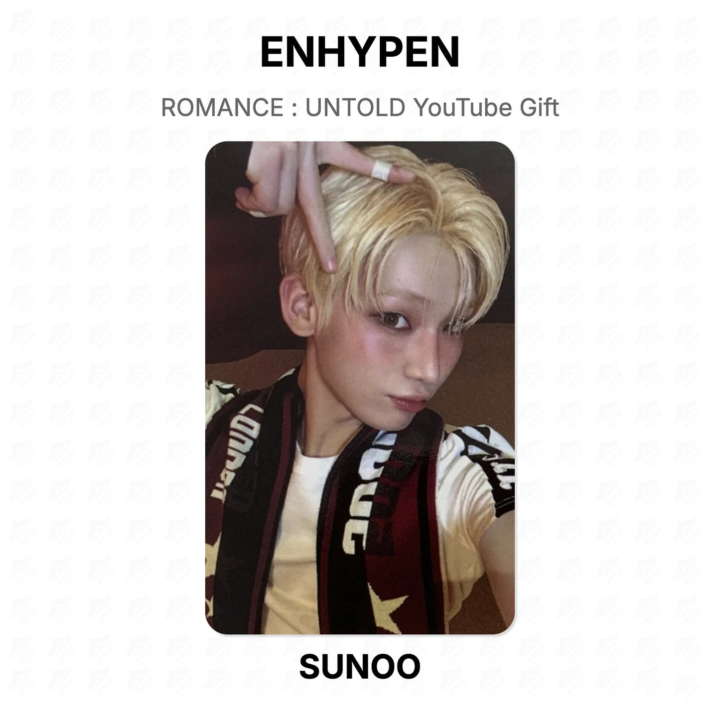ENHYPEN ROMANCE : UNTOLD YouTube Gift Official Photocard