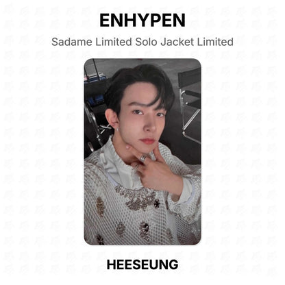 ENHYPEN Sadame Limited Solo Jacket Limited Official Photocard