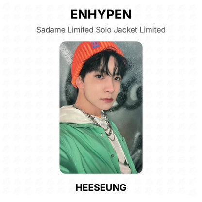 ENHYPEN Sadame Limited Solo Jacket Limited Official Photocard
