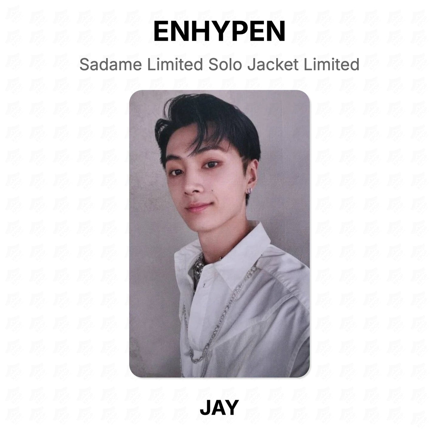 ENHYPEN Sadame Limited Solo Jacket Limited Official Photocard