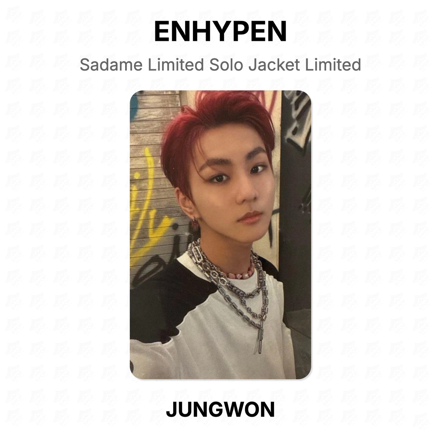 ENHYPEN Sadame Limited Solo Jacket Limited Official Photocard