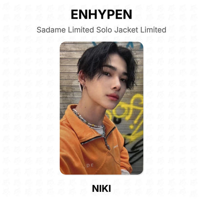 ENHYPEN Sadame Limited Solo Jacket Limited Official Photocard
