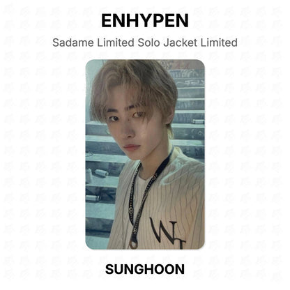 ENHYPEN Sadame Limited Solo Jacket Limited Official Photocard