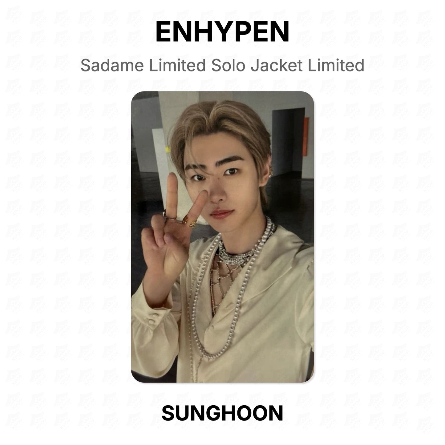 ENHYPEN Sadame Limited Solo Jacket Limited Official Photocard