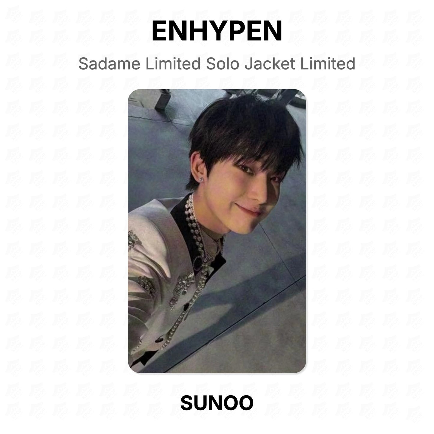 ENHYPEN Sadame Limited Solo Jacket Limited Official Photocard