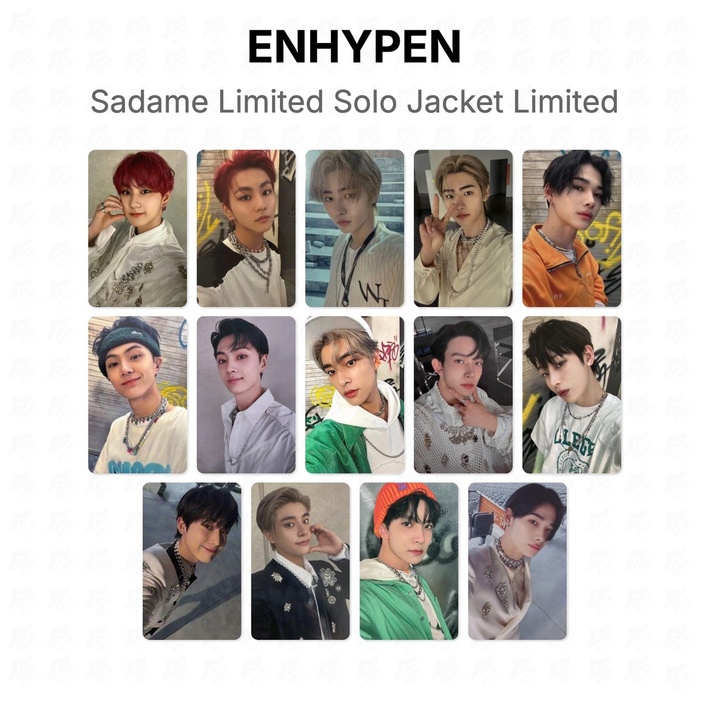 ENHYPEN Sadame Limited Solo Jacket Limited Official Photocard
