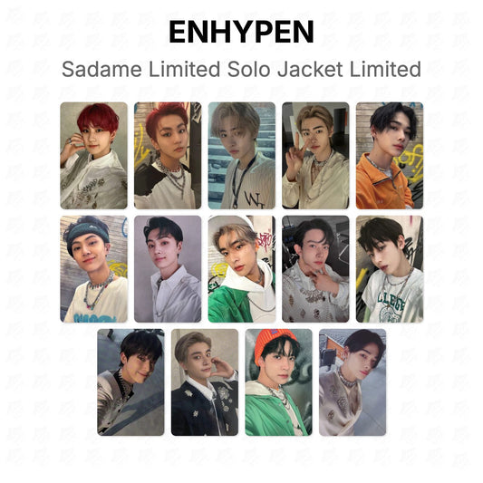 ENHYPEN Sadame Limited Solo Jacket Limited Official Photocard