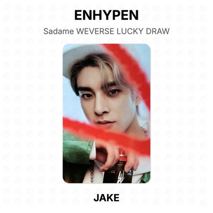 ENHYPEN Sadame WEVERSE LUCKY DRAW Official Photocard