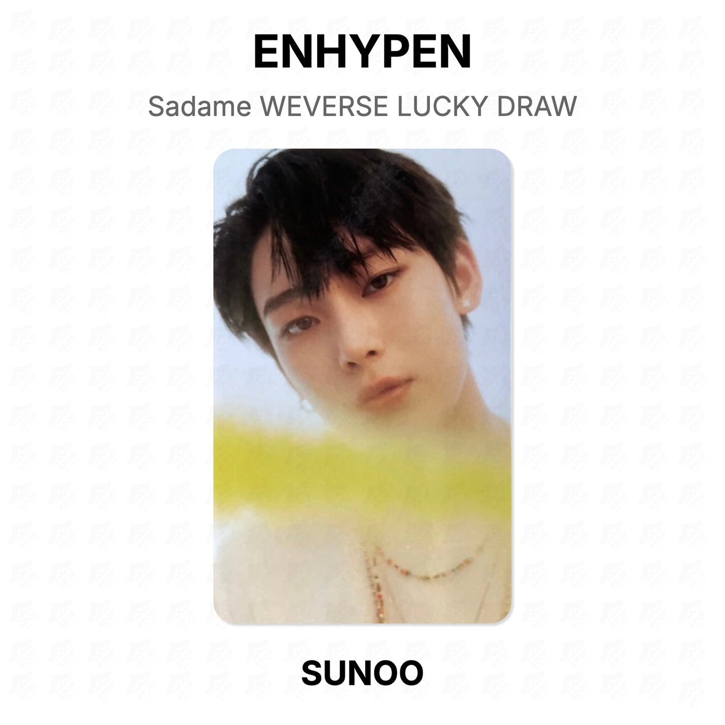 ENHYPEN Sadame WEVERSE LUCKY DRAW Official Photocard