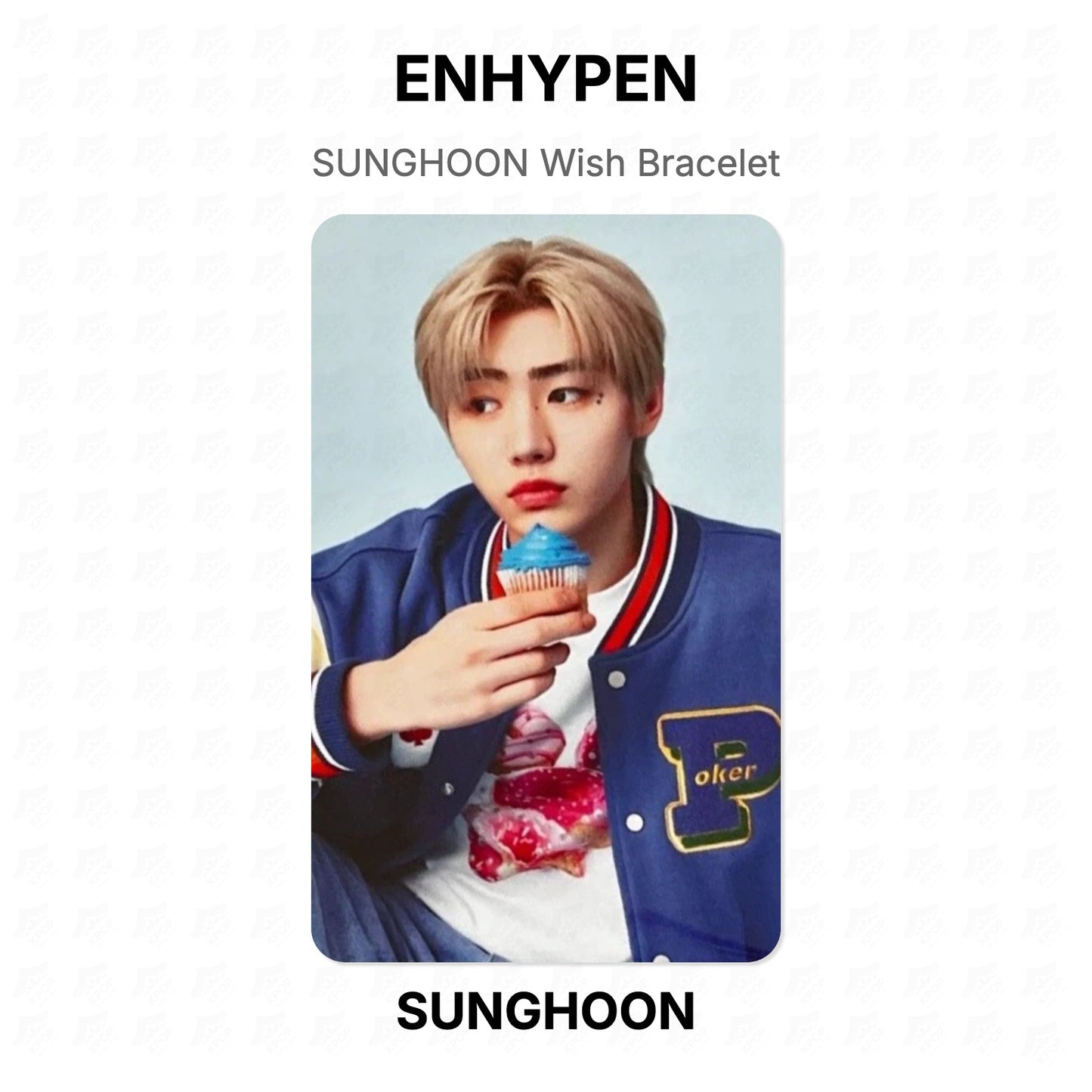 ENHYPEN SUNGHOON Wish Bracelet Official Photocard