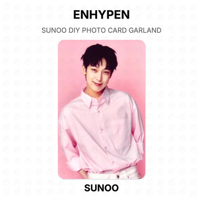 ENHYPEN SUNOO DIY PHOTO CARD GARLAND Official Photocard