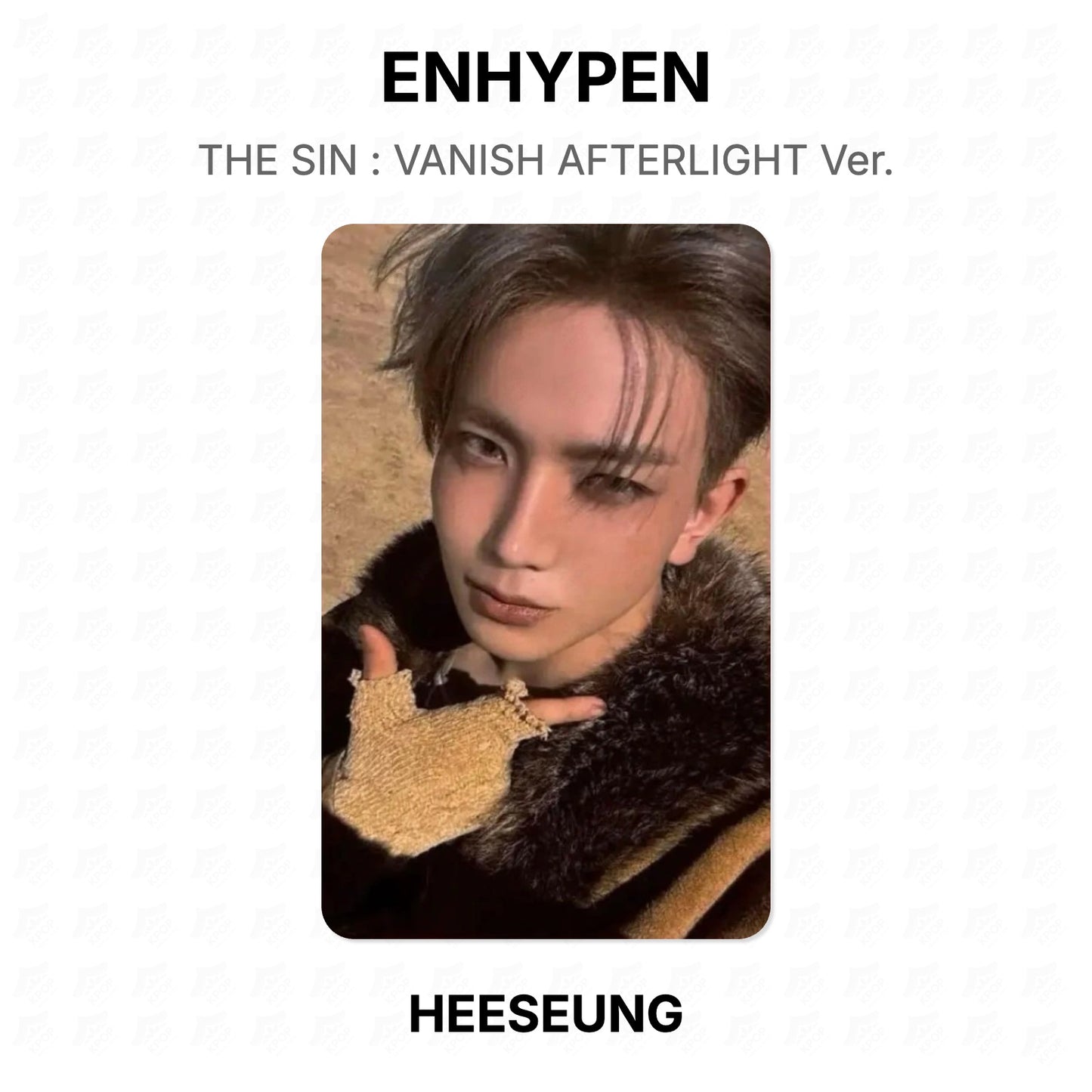 ENHYPEN THE SIN : VANISH AFTERLIGHT Ver. Official Photocard