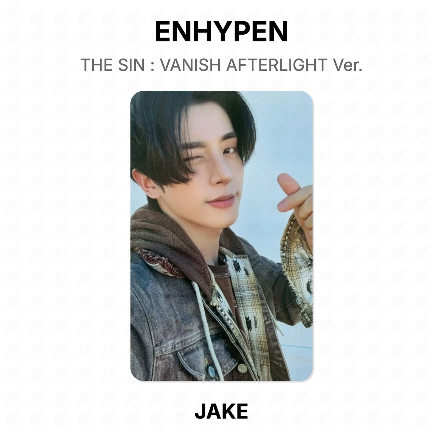 ENHYPEN THE SIN : VANISH AFTERLIGHT Ver. Official Photocard