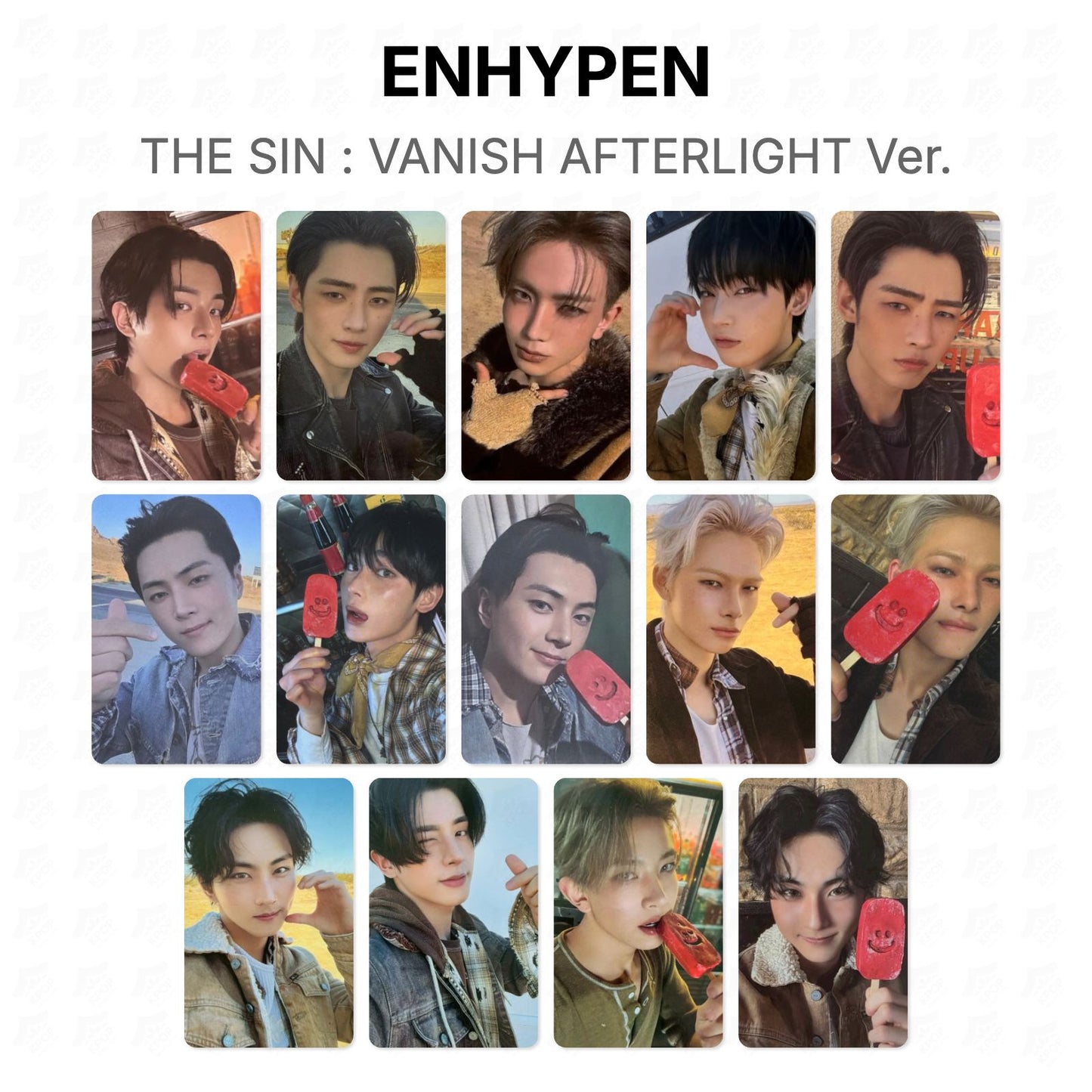 ENHYPEN THE SIN : VANISH AFTERLIGHT Ver. Official Photocard