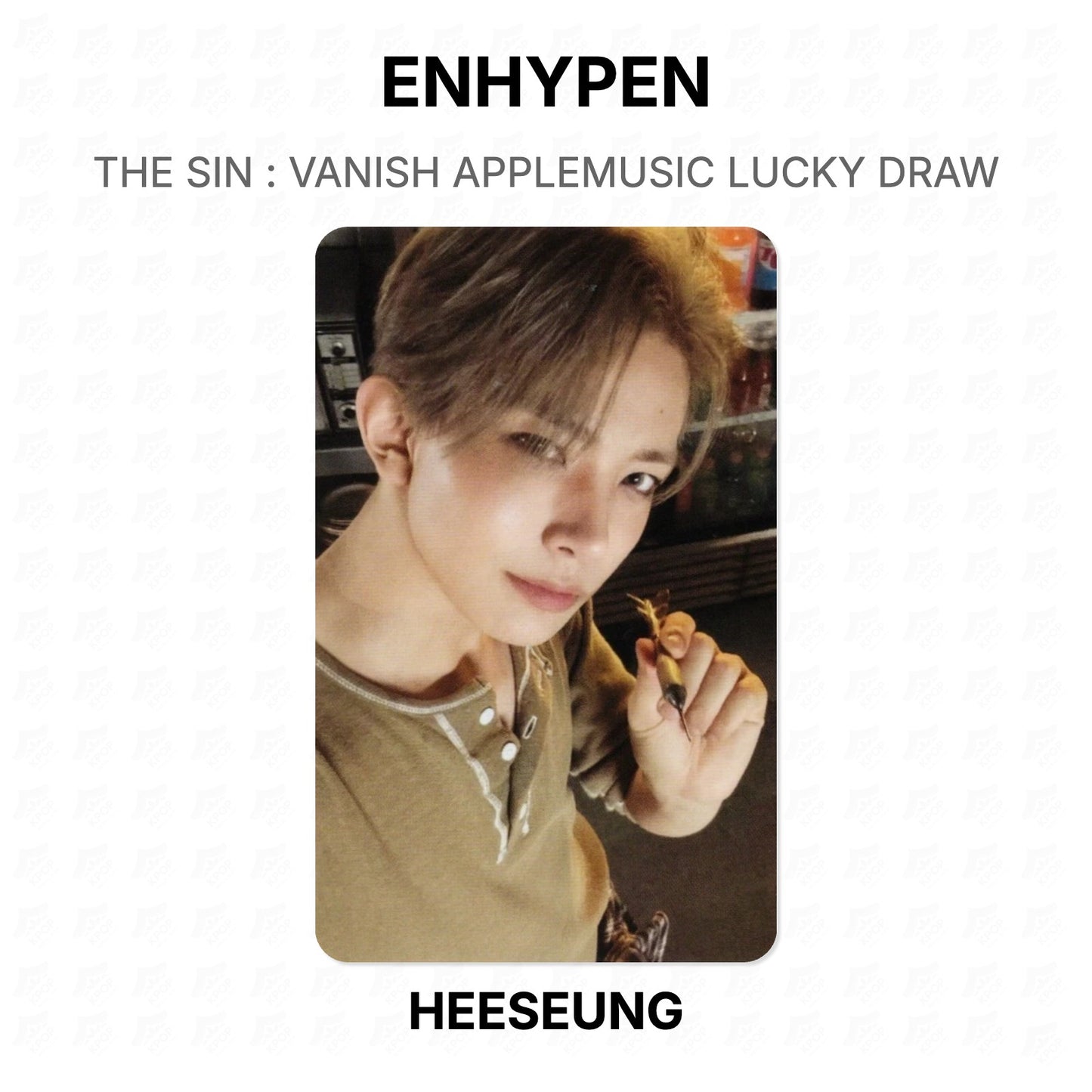 ENHYPEN THE SIN : VANISH APPLEMUSIC LUCKY DRAW Official Photocard