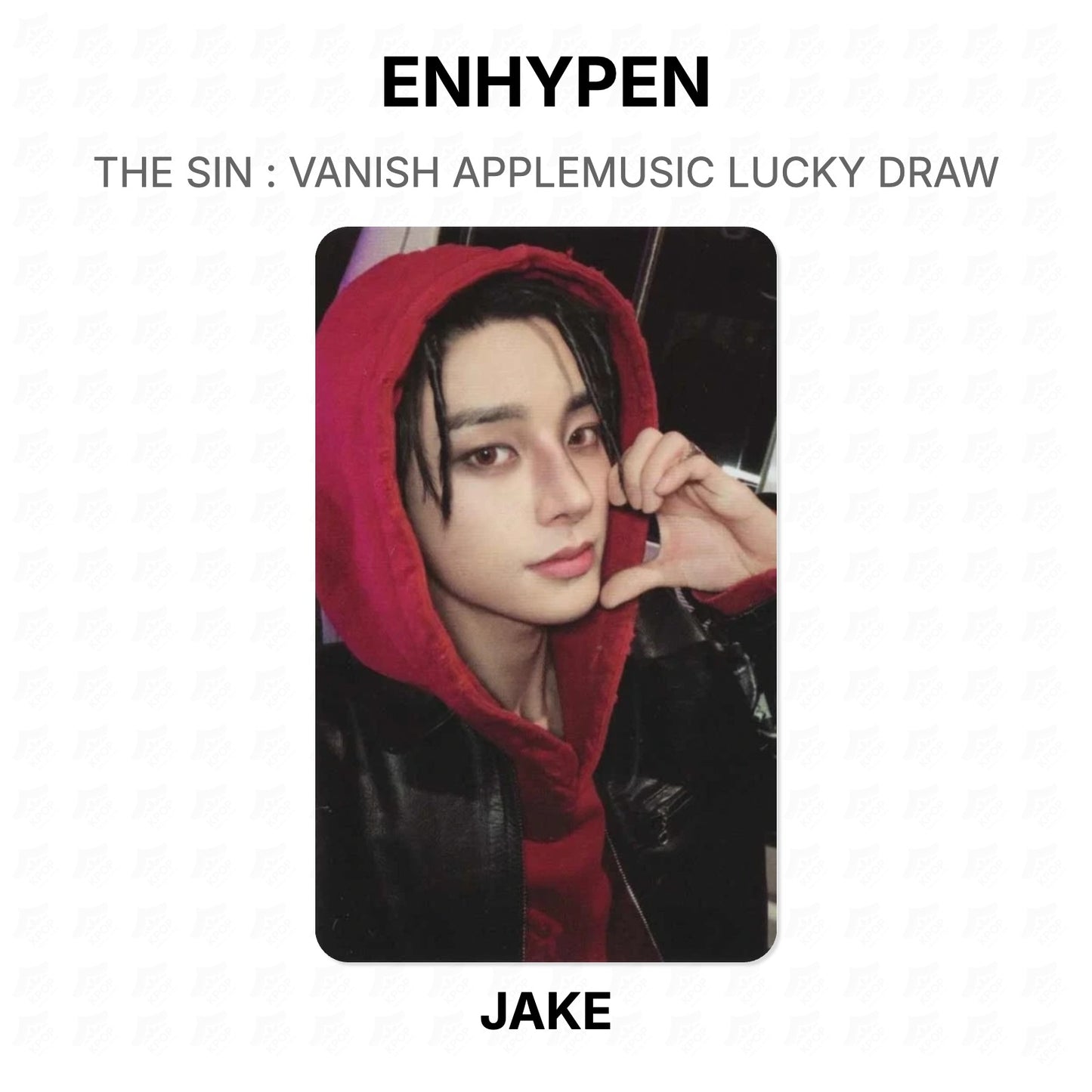 ENHYPEN THE SIN : VANISH APPLEMUSIC LUCKY DRAW Official Photocard
