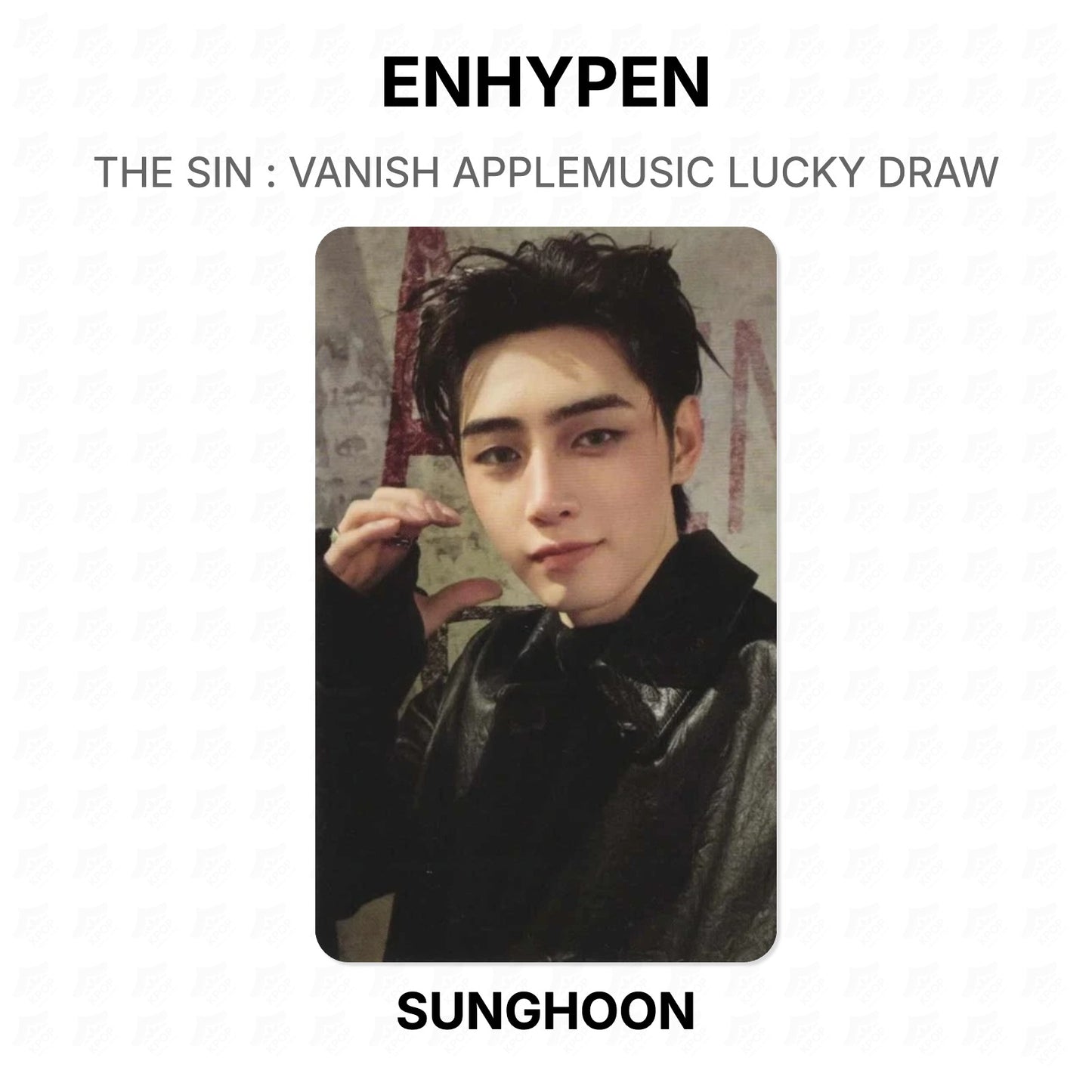 ENHYPEN THE SIN : VANISH APPLEMUSIC LUCKY DRAW Official Photocard