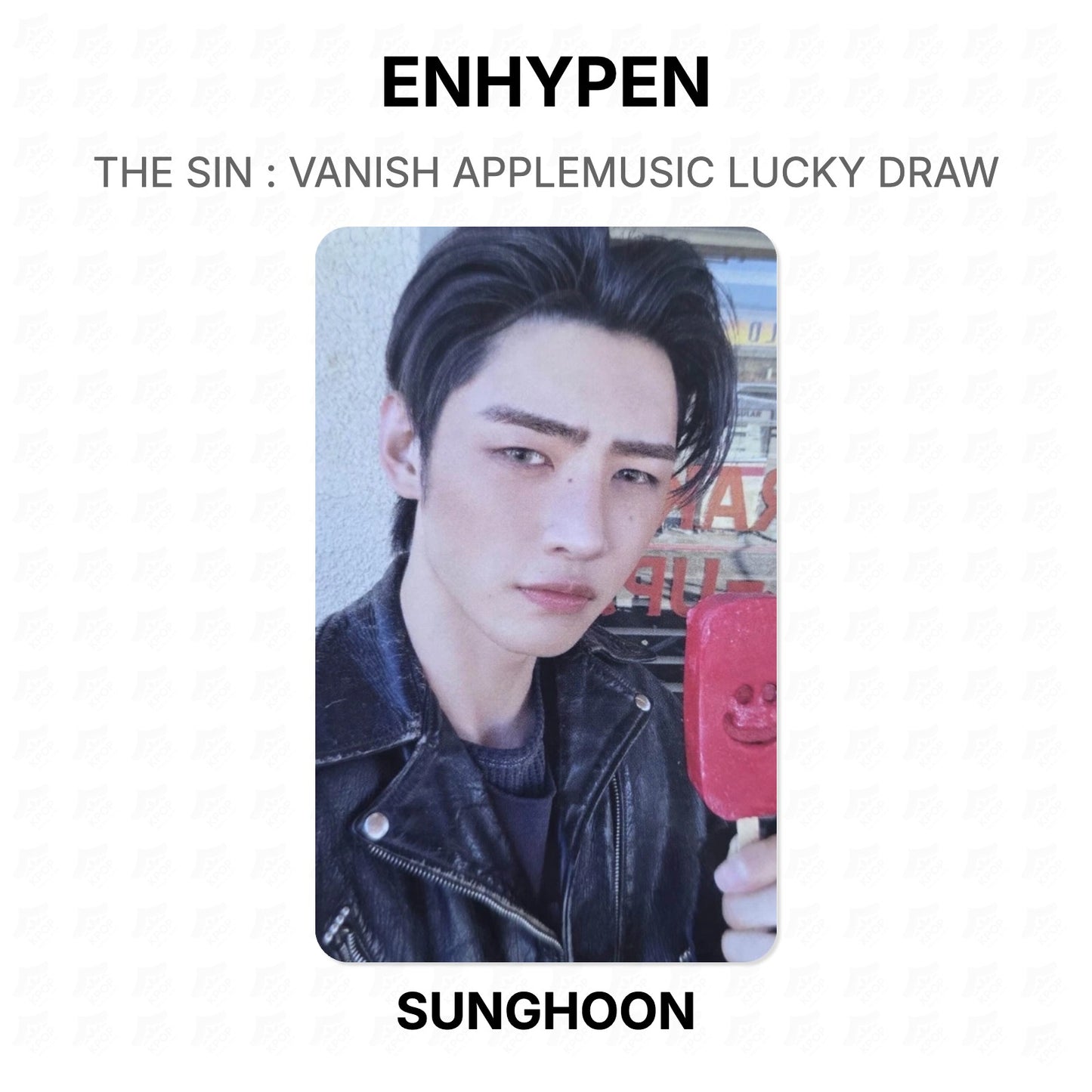 ENHYPEN THE SIN : VANISH APPLEMUSIC LUCKY DRAW Official Photocard