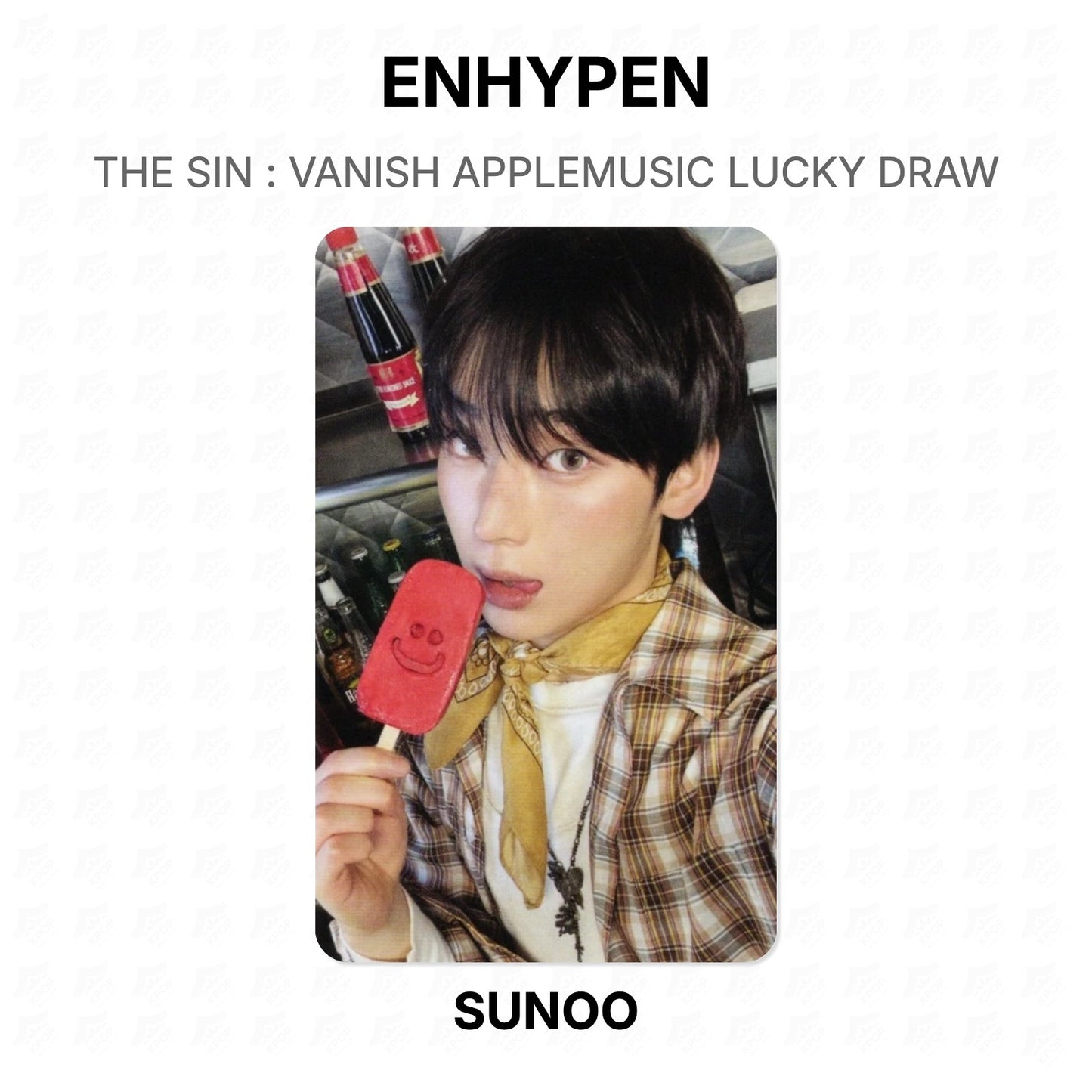 ENHYPEN THE SIN : VANISH APPLEMUSIC LUCKY DRAW Official Photocard