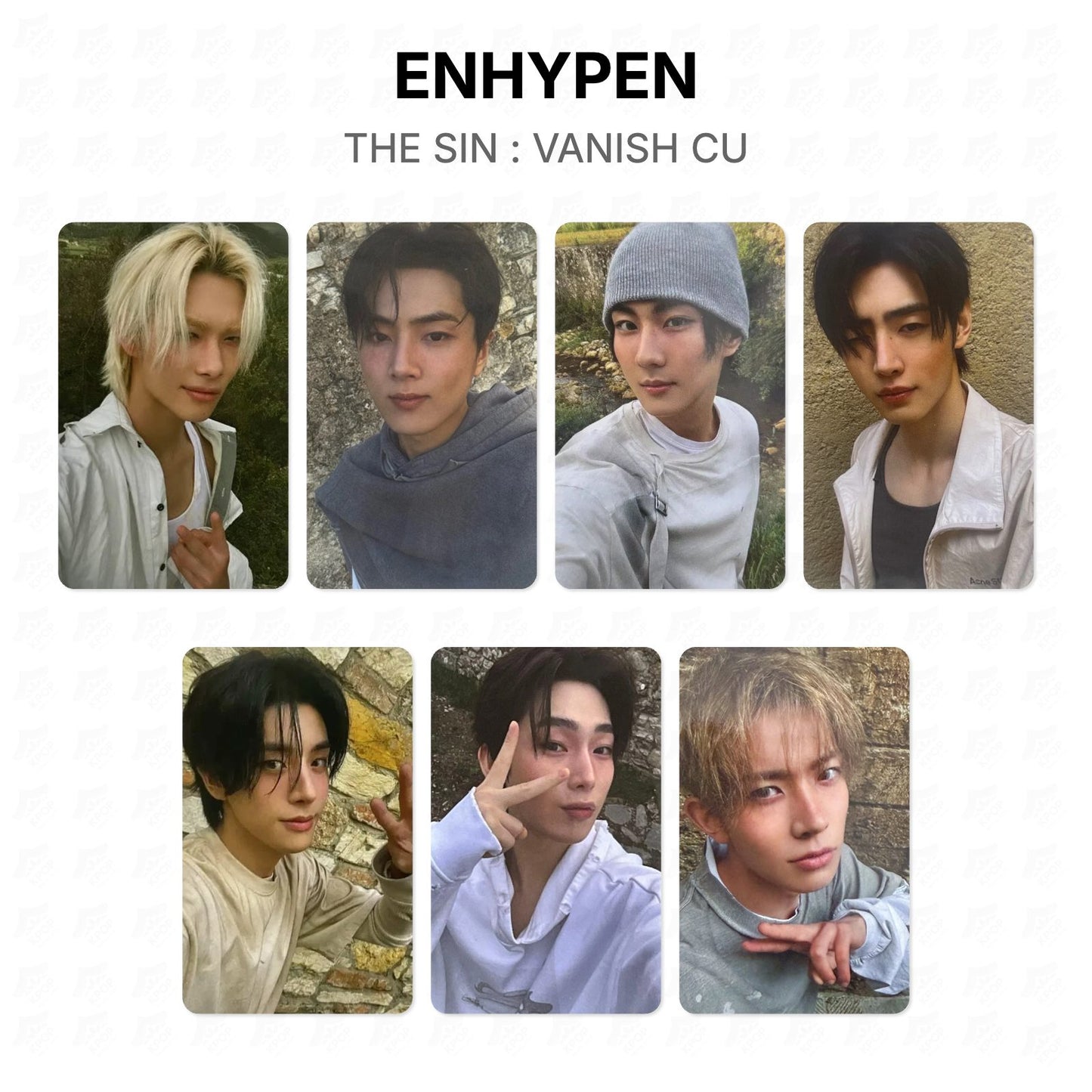 ENHYPEN THE SIN : VANISH CU Official Photocard