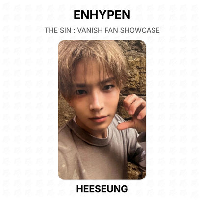 ENHYPEN THE SIN : VANISH FAN SHOWCASE Official Photocard