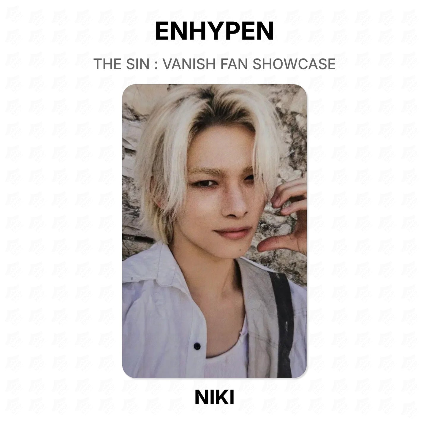 ENHYPEN THE SIN : VANISH FAN SHOWCASE Official Photocard