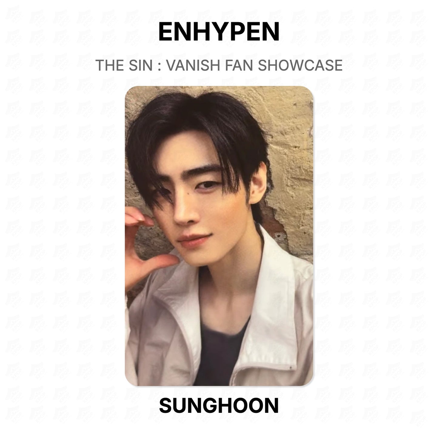 ENHYPEN THE SIN : VANISH FAN SHOWCASE Official Photocard