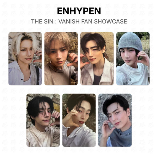 ENHYPEN THE SIN : VANISH FAN SHOWCASE Official Photocard
