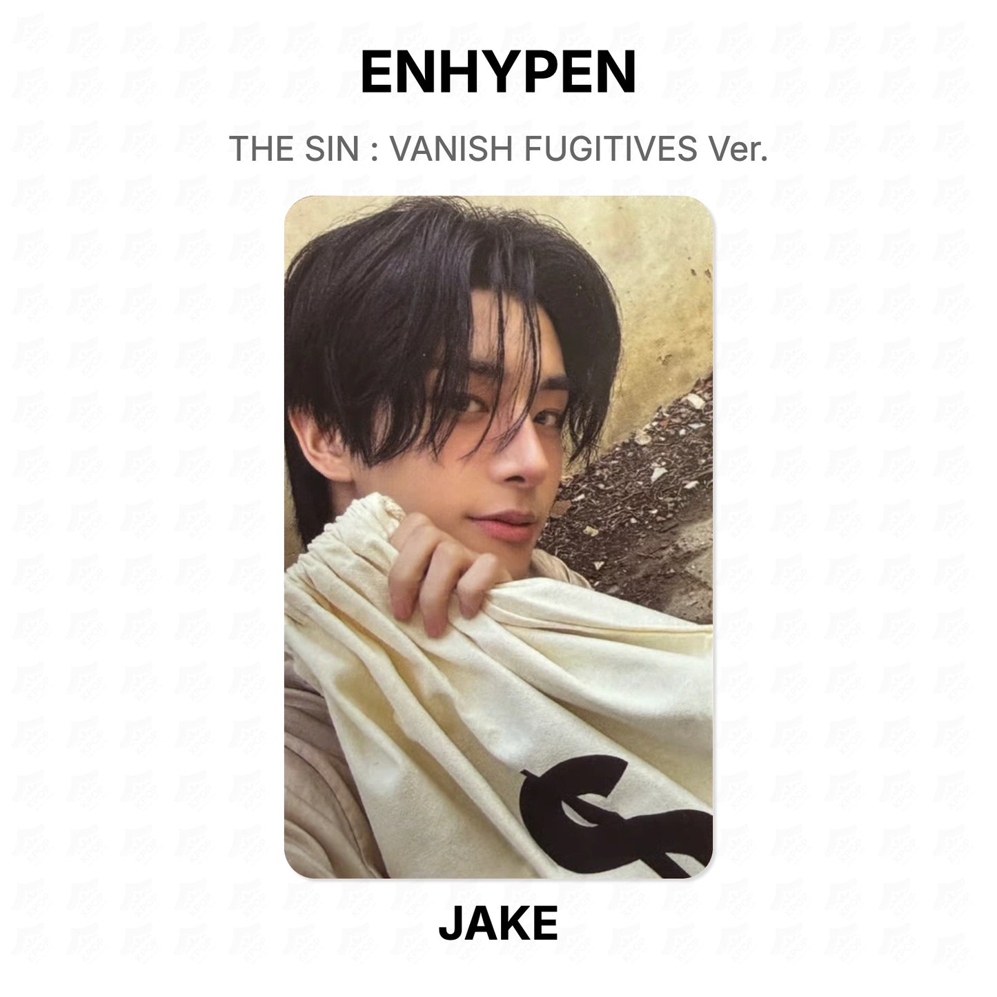 ENHYPEN THE SIN : VANISH FUGITIVES Ver. Official Photocard
