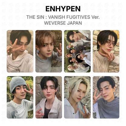 ENHYPEN THE SIN : VANISH FUGITIVES Ver. WEVERSE JAPAN Official Photocard