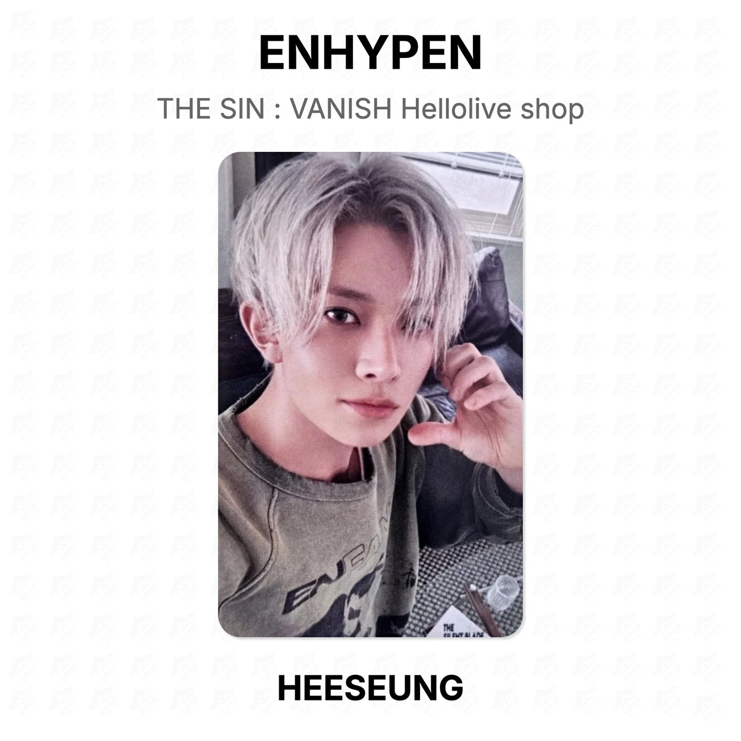 ENHYPEN THE SIN : VANISH Hellolive shop Official Photocard