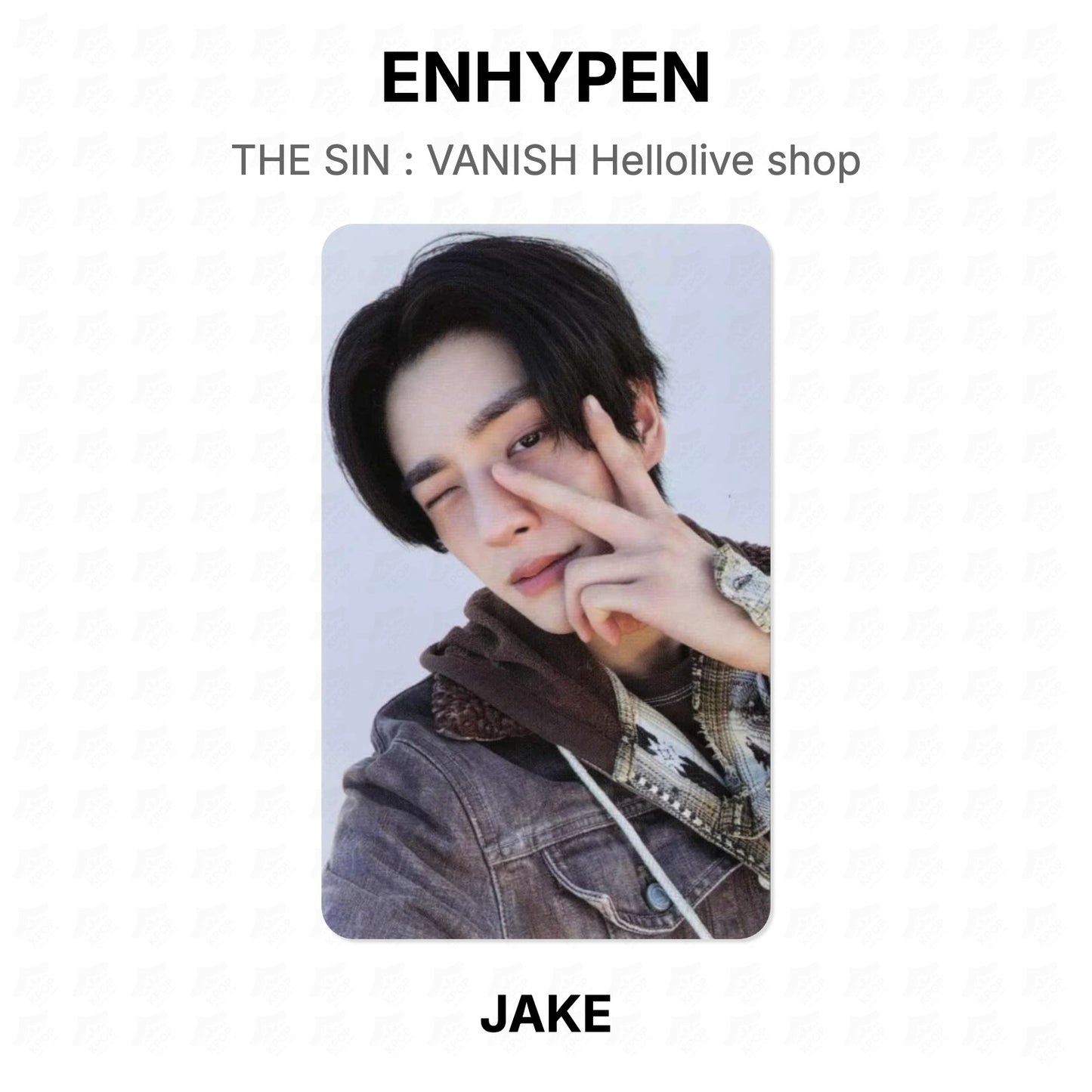 ENHYPEN THE SIN : VANISH Hellolive shop Official Photocard