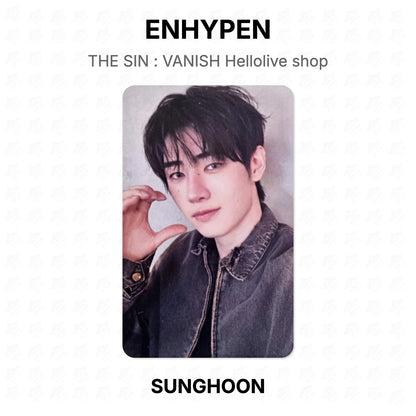 ENHYPEN THE SIN : VANISH Hellolive shop Official Photocard