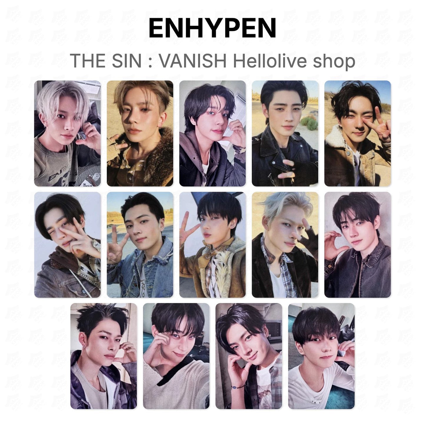 ENHYPEN THE SIN : VANISH Hellolive shop Official Photocard