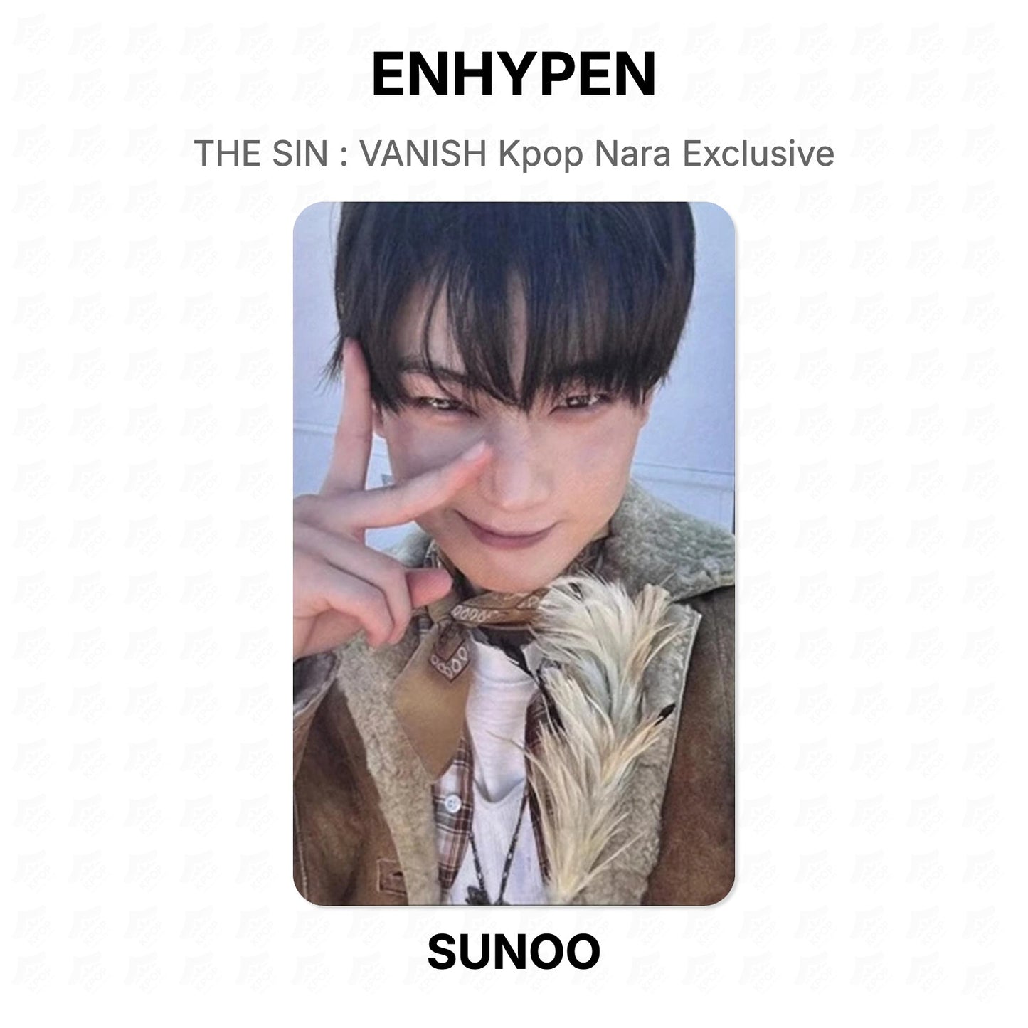 ENHYPEN THE SIN : VANISH Kpop Nara Exclusive Official Photocard