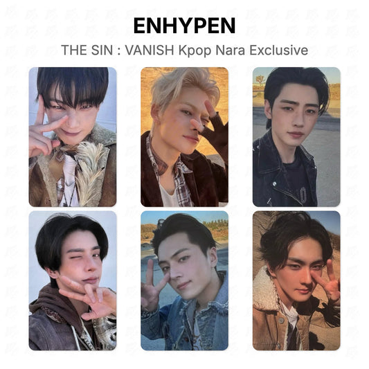 ENHYPEN THE SIN : VANISH Kpop Nara Exclusive Official Photocard