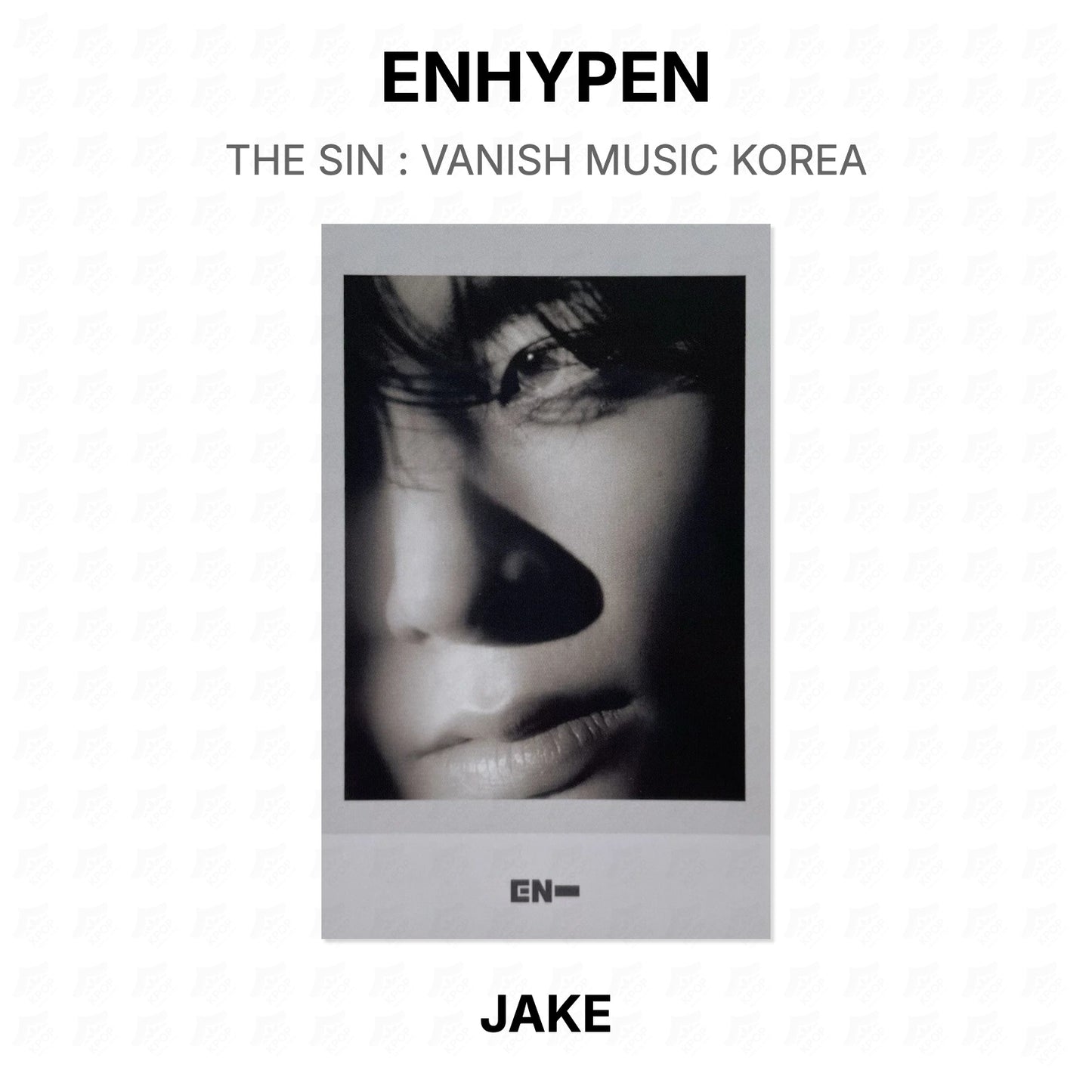 ENHYPEN THE SIN : VANISH MUSIC KOREA Official Photocard