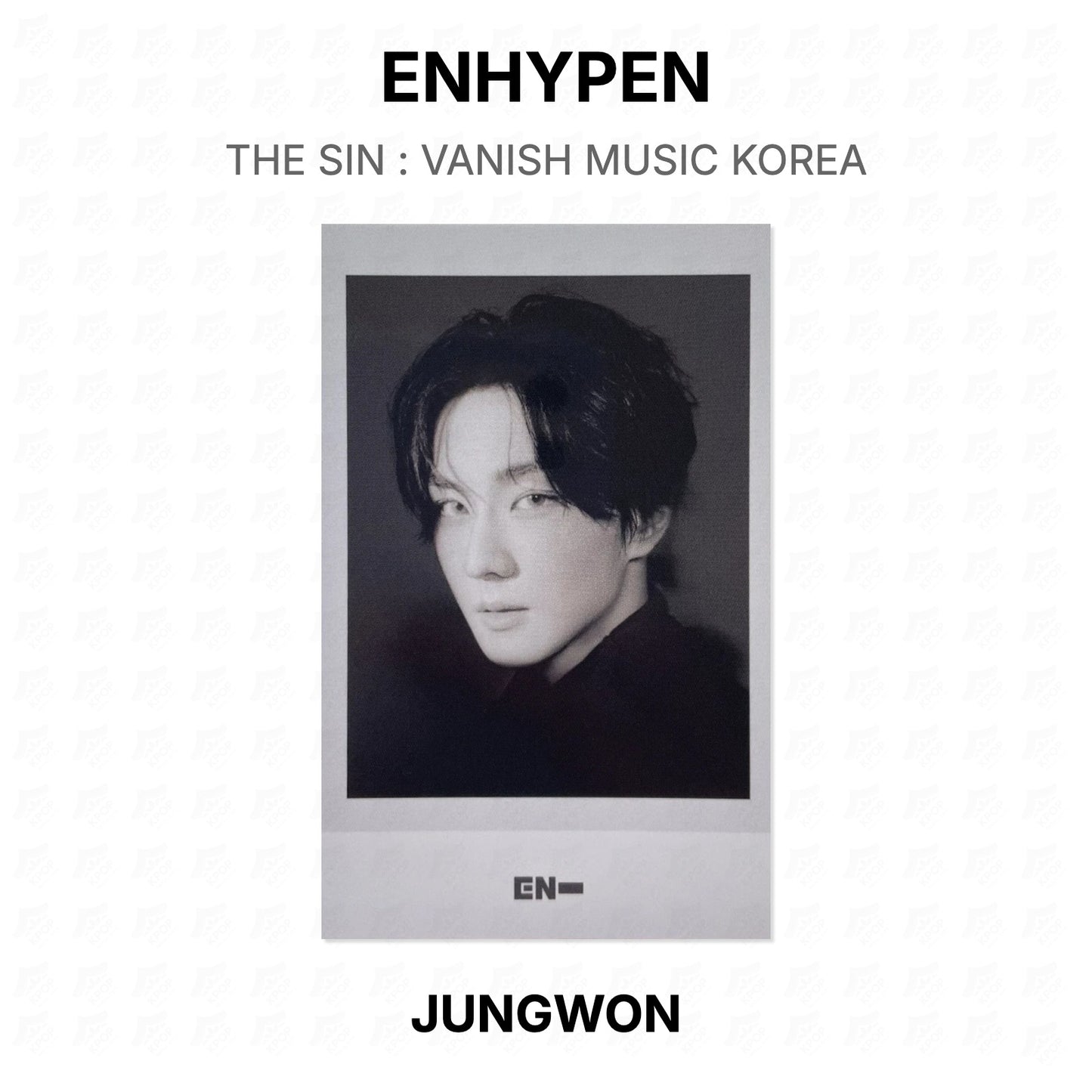 ENHYPEN THE SIN : VANISH MUSIC KOREA Official Photocard