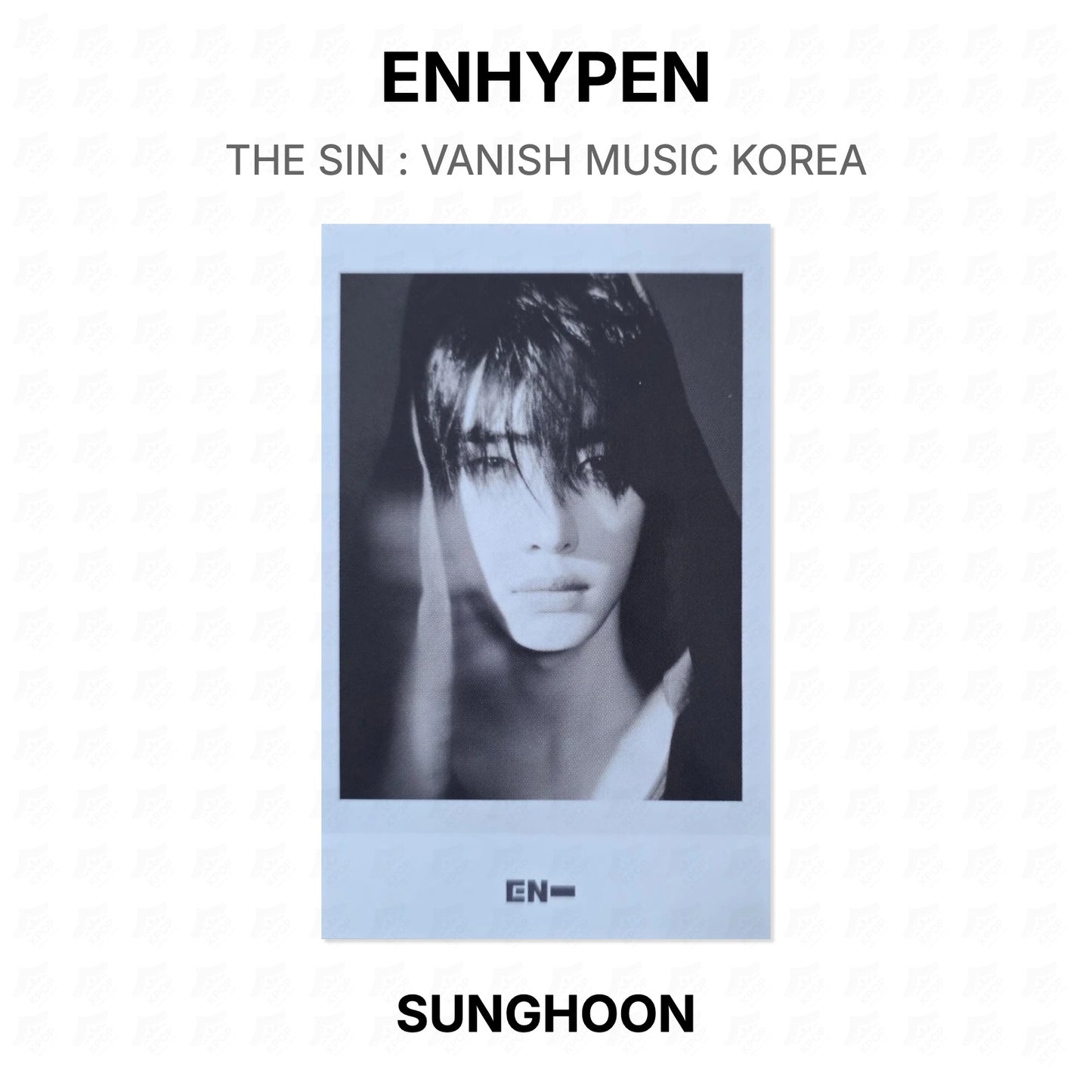 ENHYPEN THE SIN : VANISH MUSIC KOREA Official Photocard