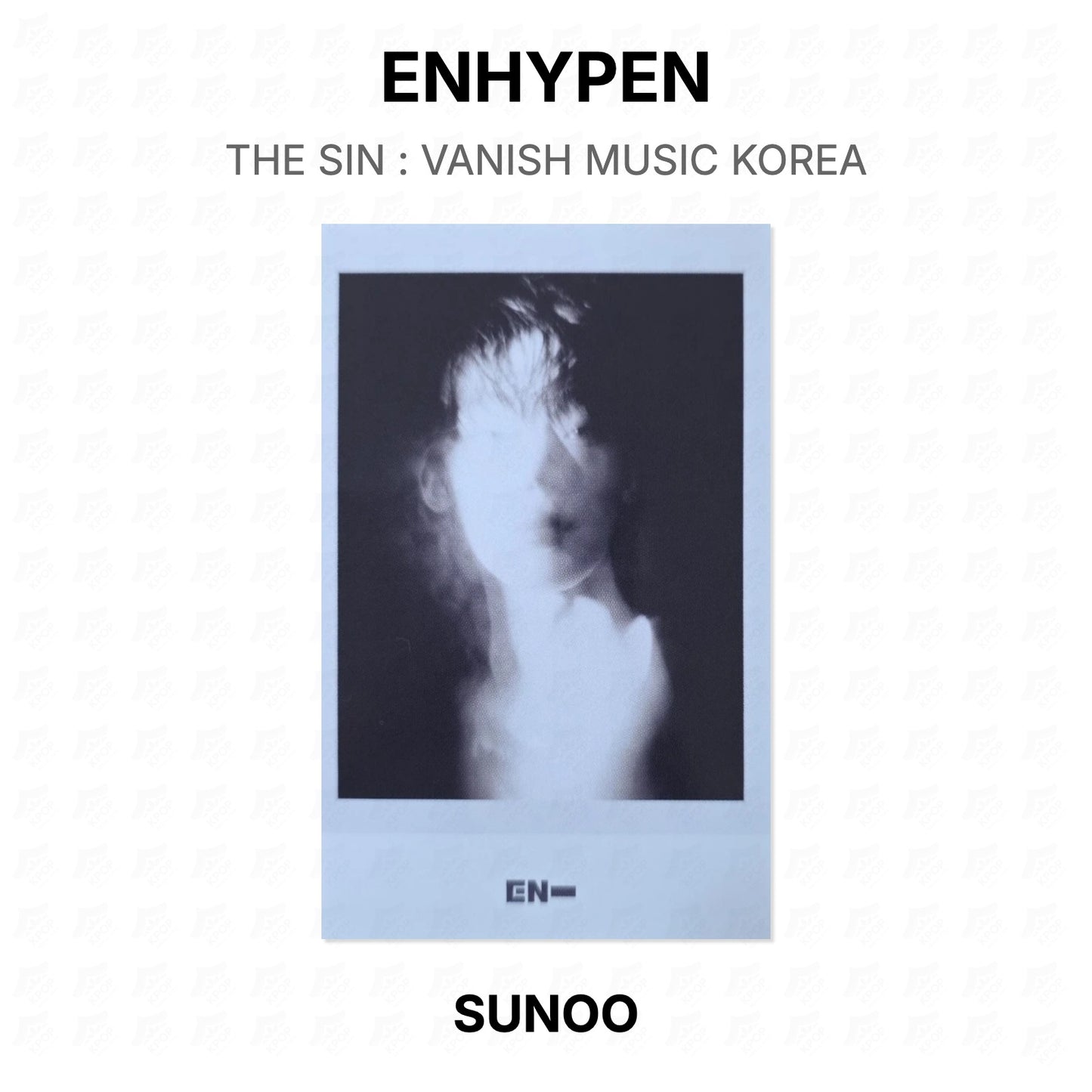 ENHYPEN THE SIN : VANISH MUSIC KOREA Official Photocard