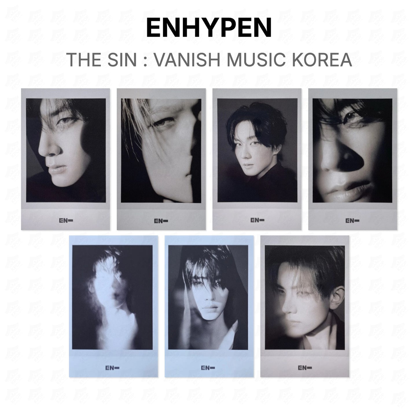 ENHYPEN THE SIN : VANISH MUSIC KOREA Official Photocard