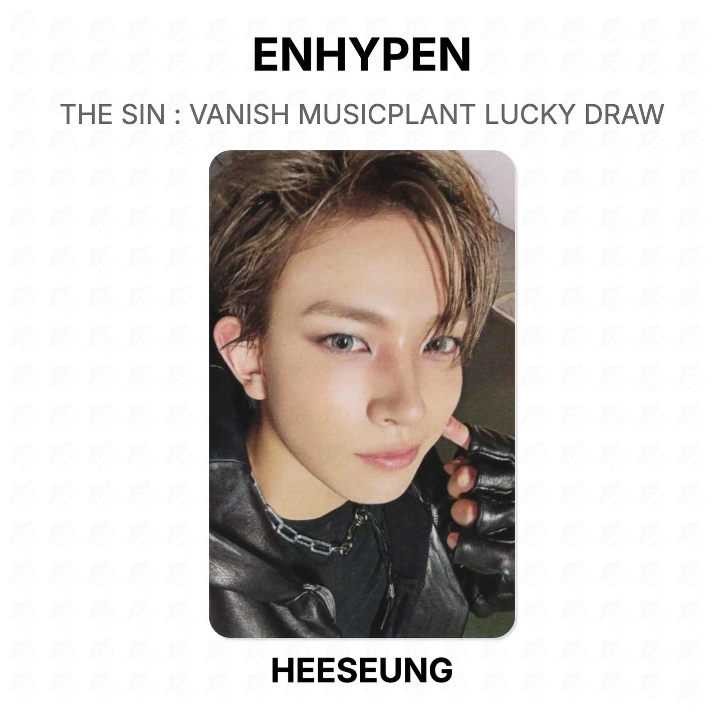 ENHYPEN THE SIN : VANISH MUSICPLANT LUCKY DRAW Official Photocard