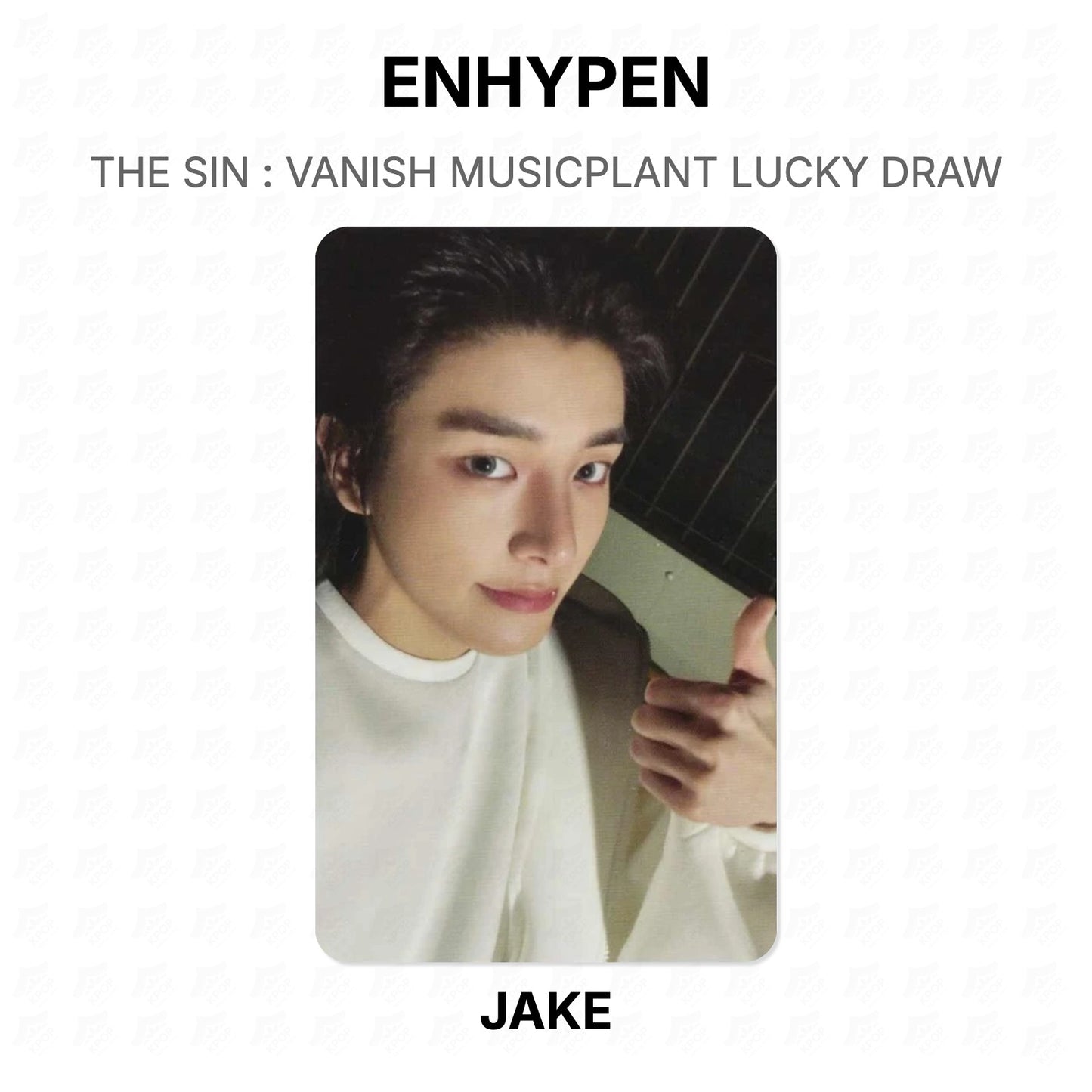ENHYPEN THE SIN : VANISH MUSICPLANT LUCKY DRAW Official Photocard