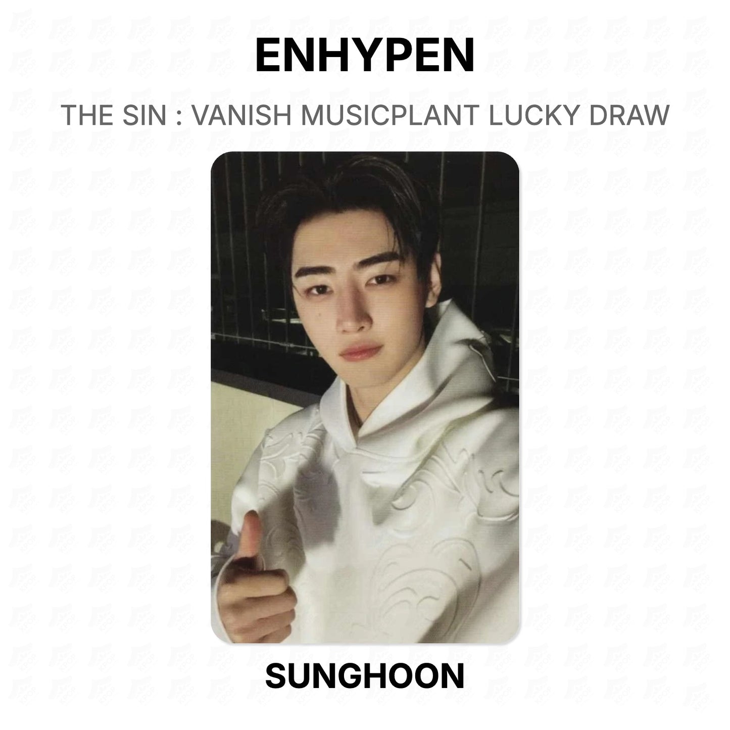 ENHYPEN THE SIN : VANISH MUSICPLANT LUCKY DRAW Official Photocard
