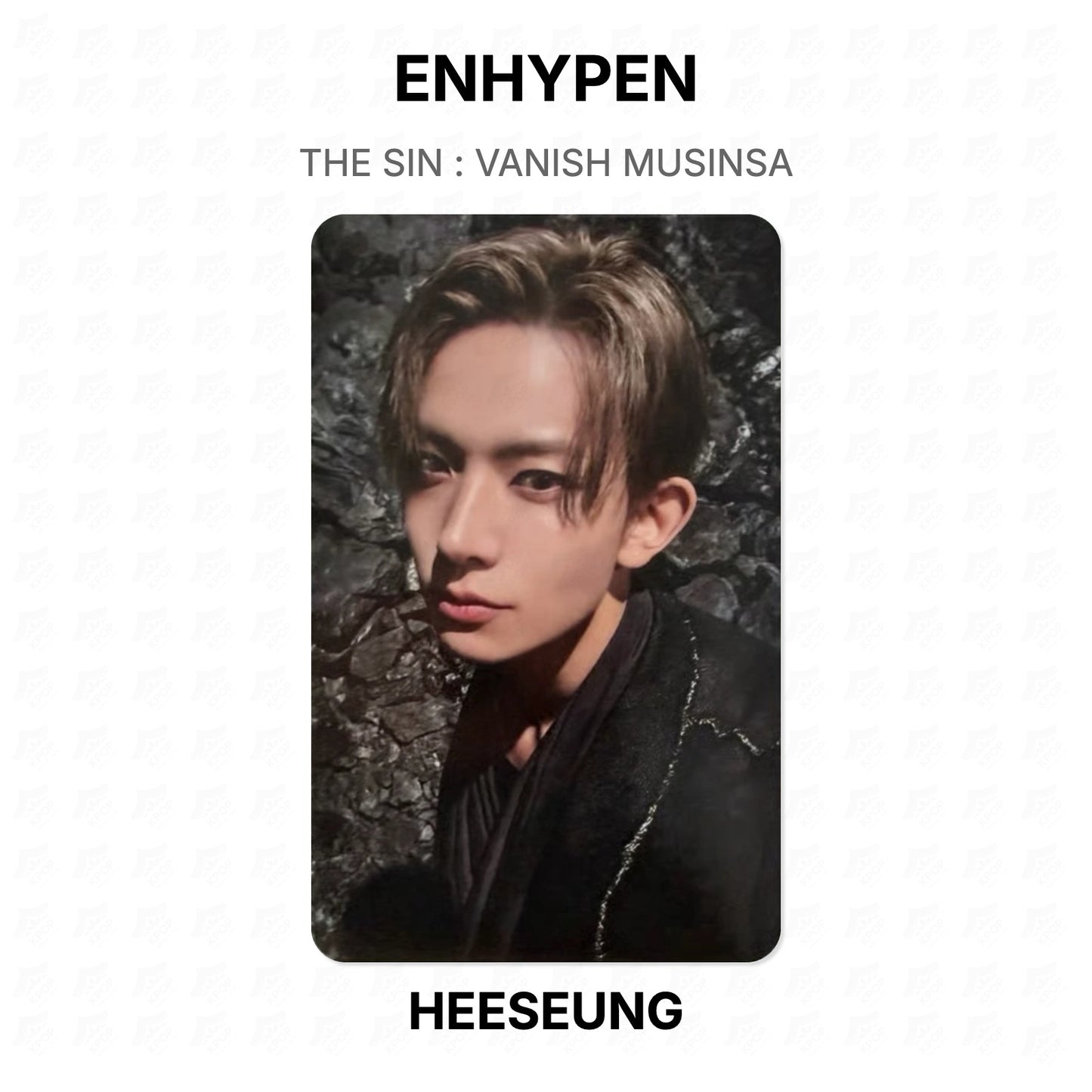ENHYPEN THE SIN : VANISH MUSINSA Official Photocard