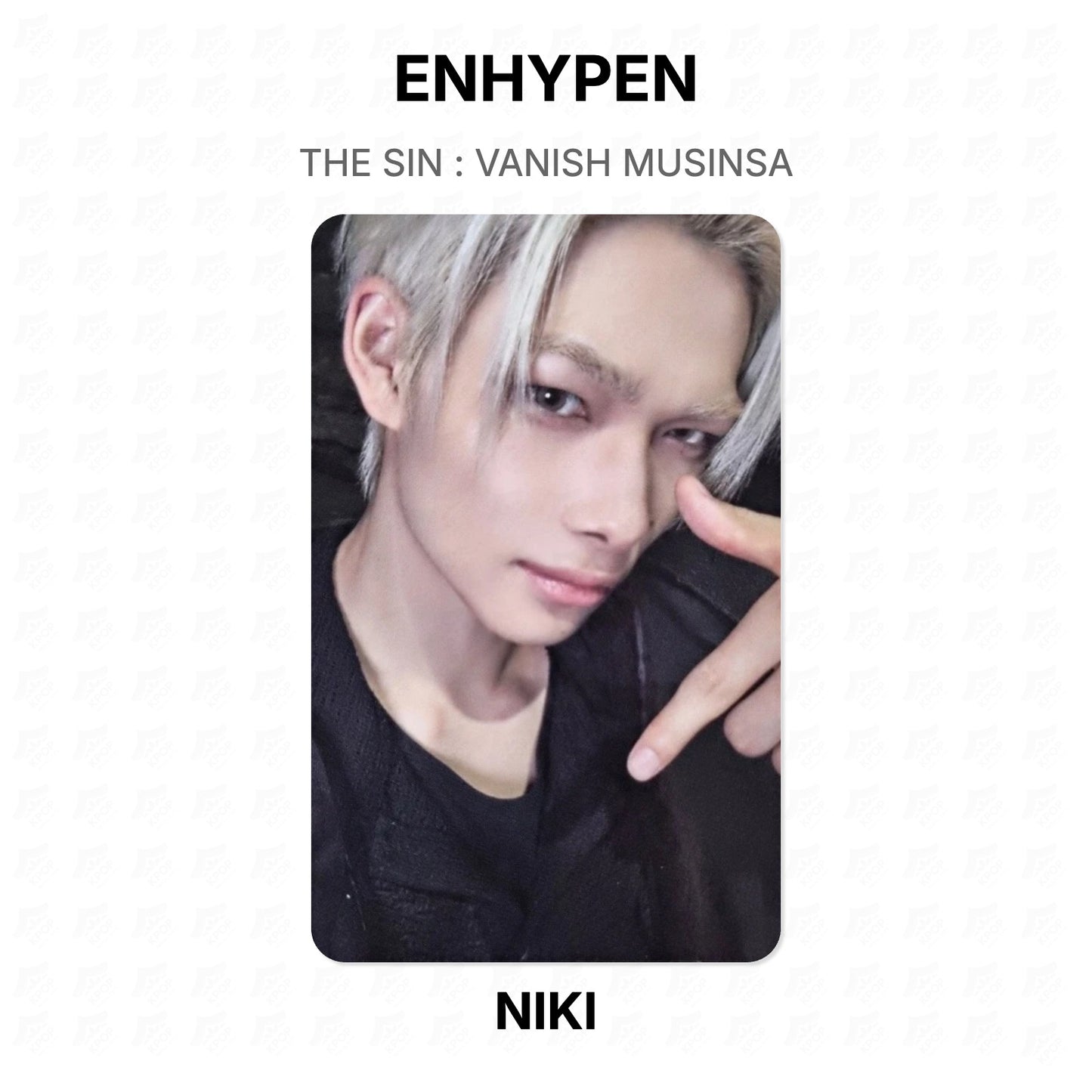 ENHYPEN THE SIN : VANISH MUSINSA Official Photocard